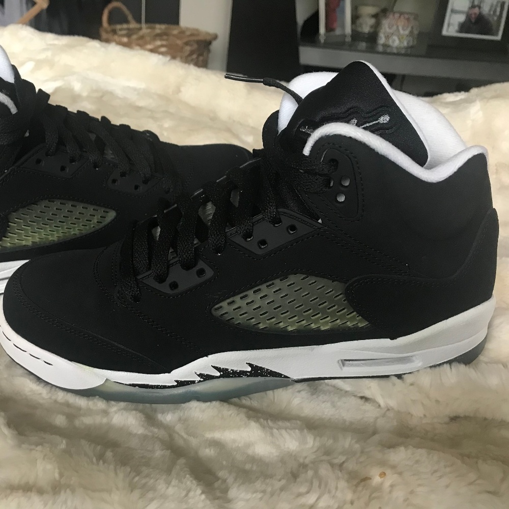 Nike Air Jordan Retro 5 Oreo Black Cool Grey White